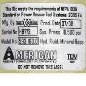 NFPA label