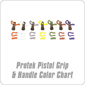 Protek Pistol Grip Handle Color Chart